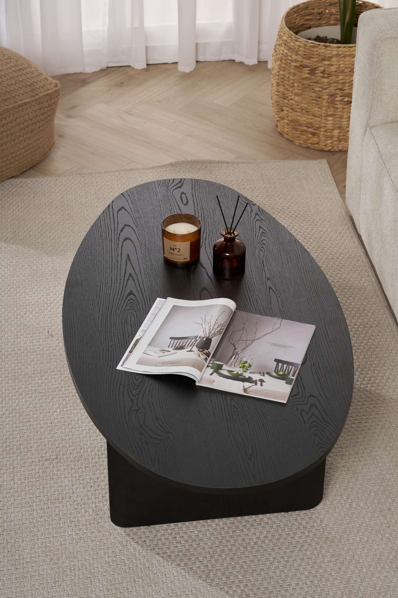 Orba Soffbord 120 cm - Wood Black