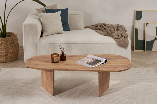Ovalis Soffbord 130 cm - Atlantic Pine