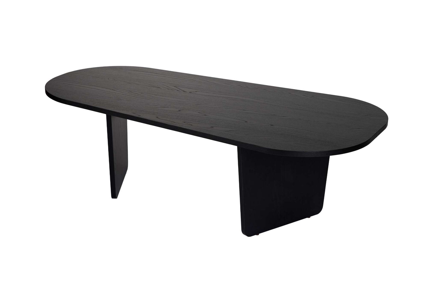 Ovalis Soffbord 130 cm - Wood Black