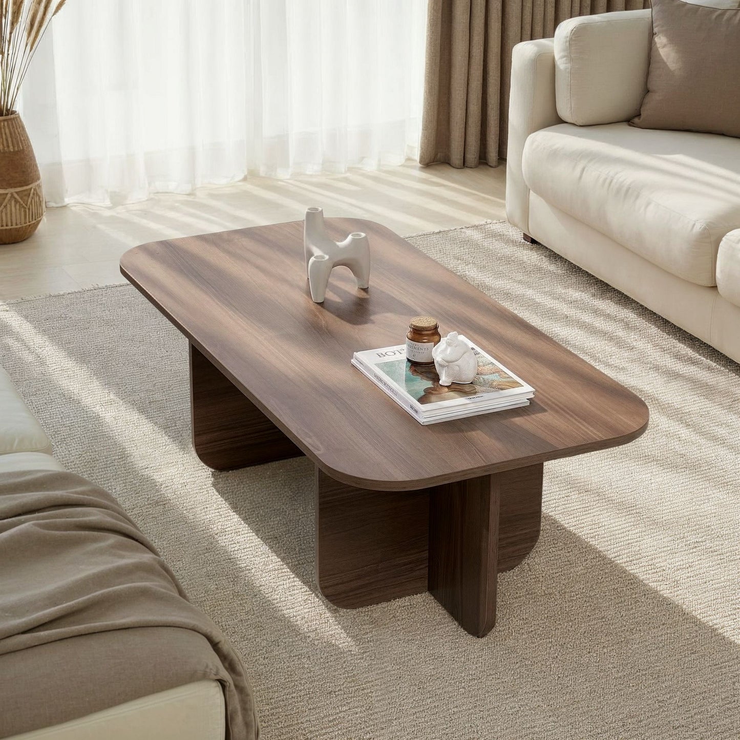 Akira Soffbord 120x60 cm - Venezia Walnut