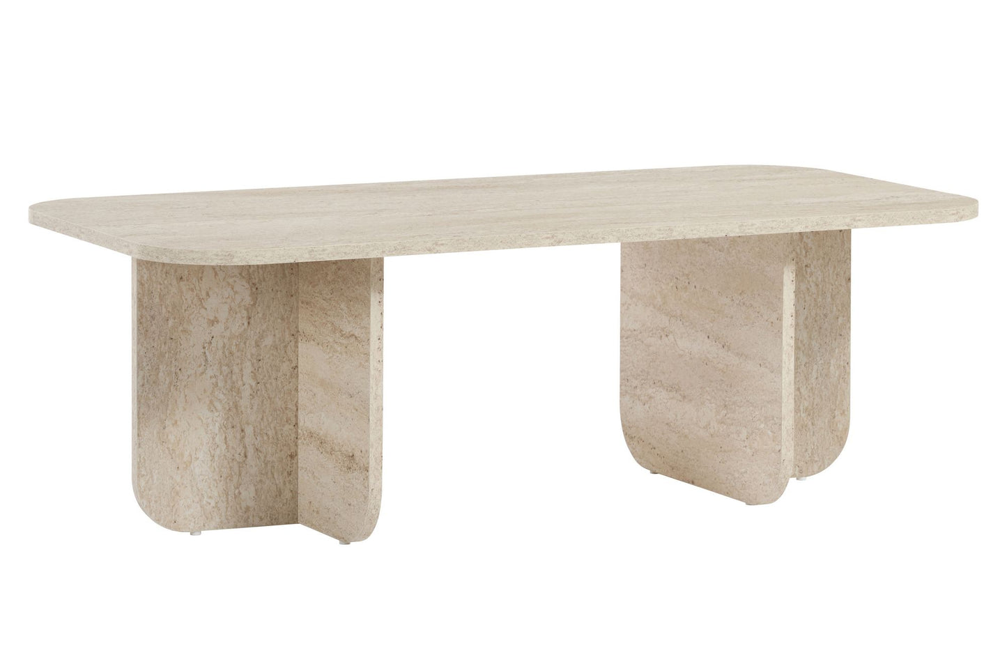 Akira Soffbord 120x60 cm - Travertine