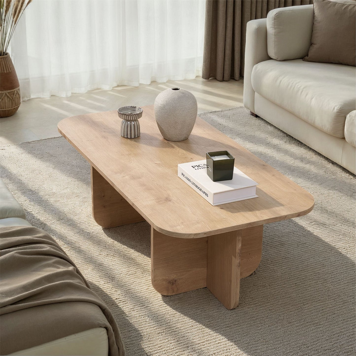 Akira Soffbord 120x60 cm - Sapphire Oak
