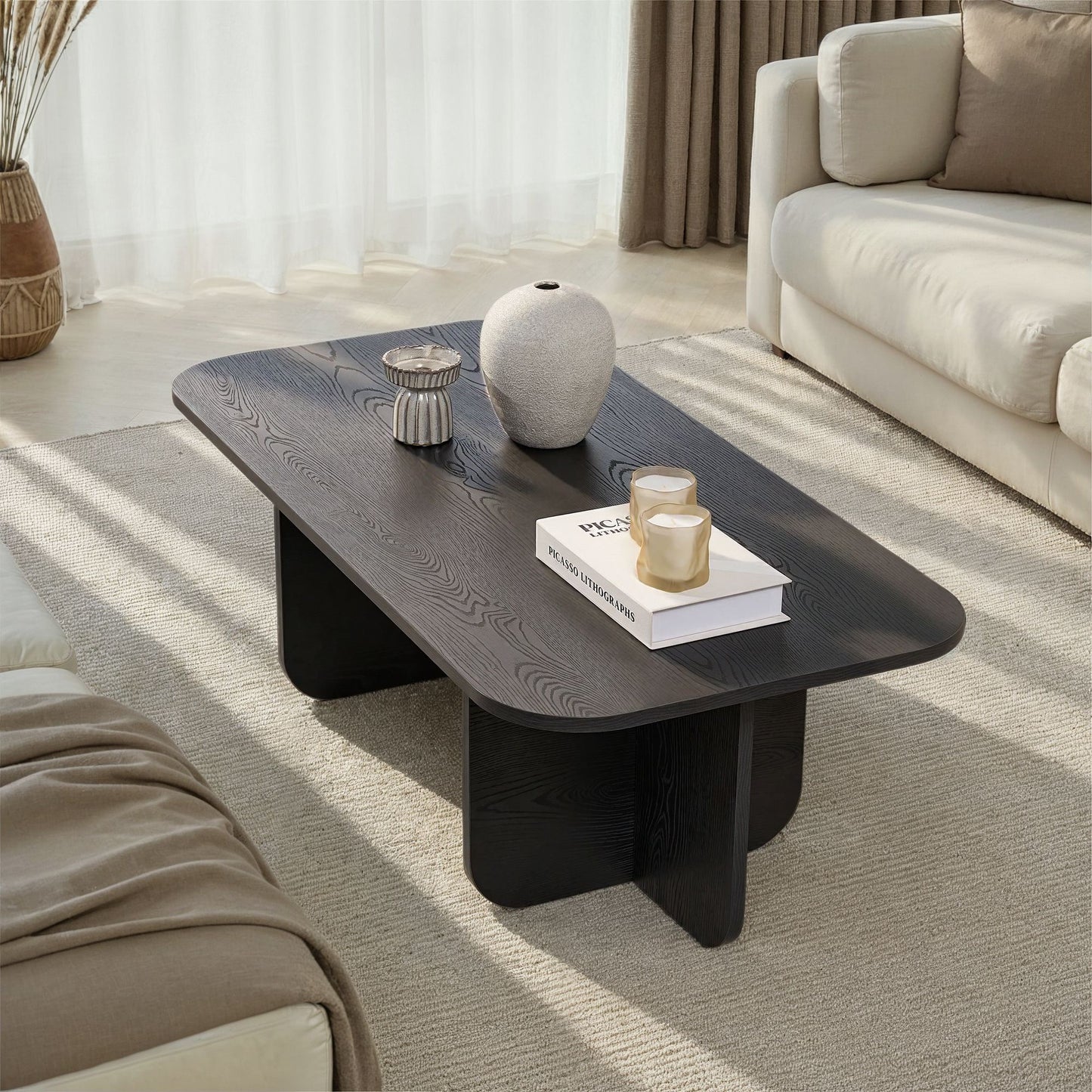 Akira Soffbord 120x60 cm - Wood Black