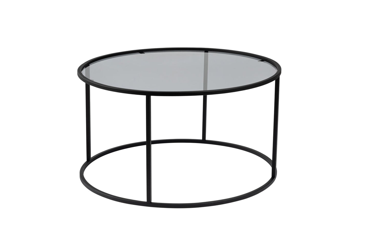 Aurum Soffbord 80 cm - Black, Grey
