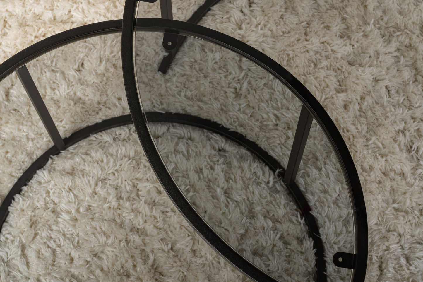 Aurum Soffbord set – 80/60 cm - Svart, Grå