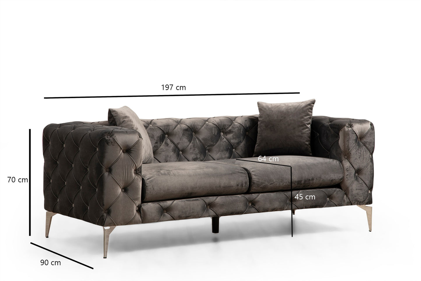 Como 2 Seater 2-sits soffa