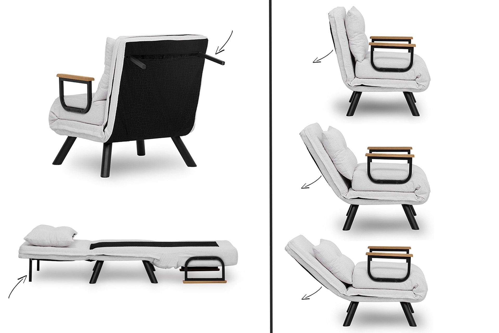 Sando Single 1-sits bäddsoffa