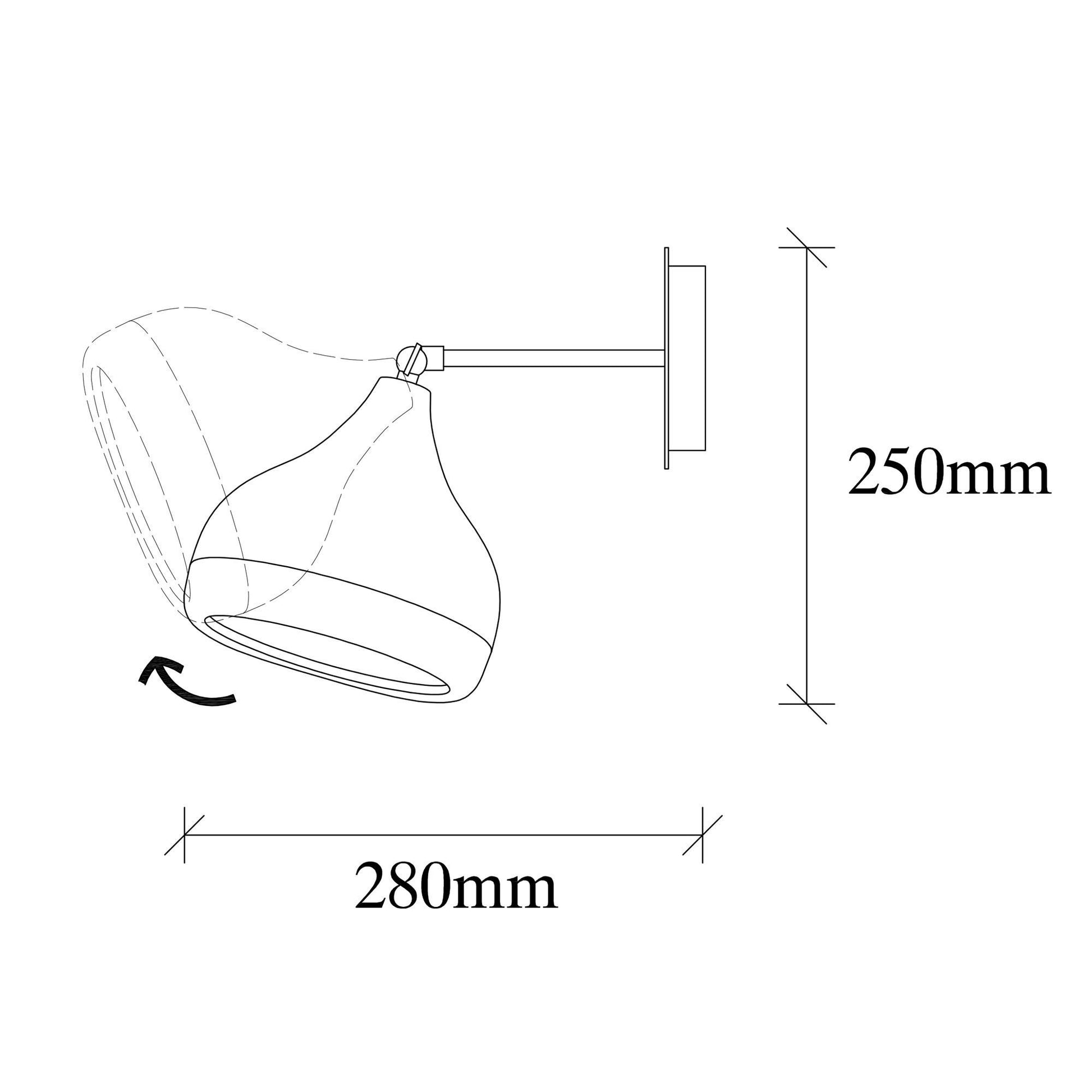 Yıldo vägglampa