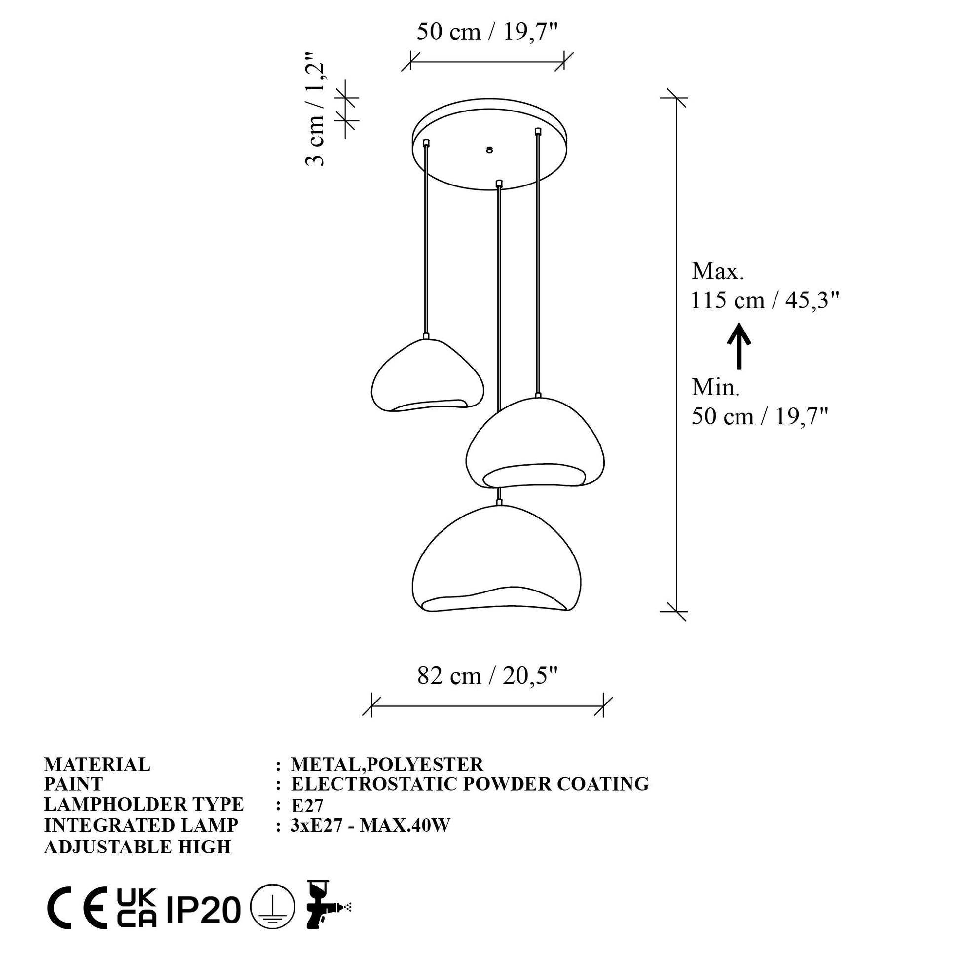 Lora-Set-T-Nua taklampa
