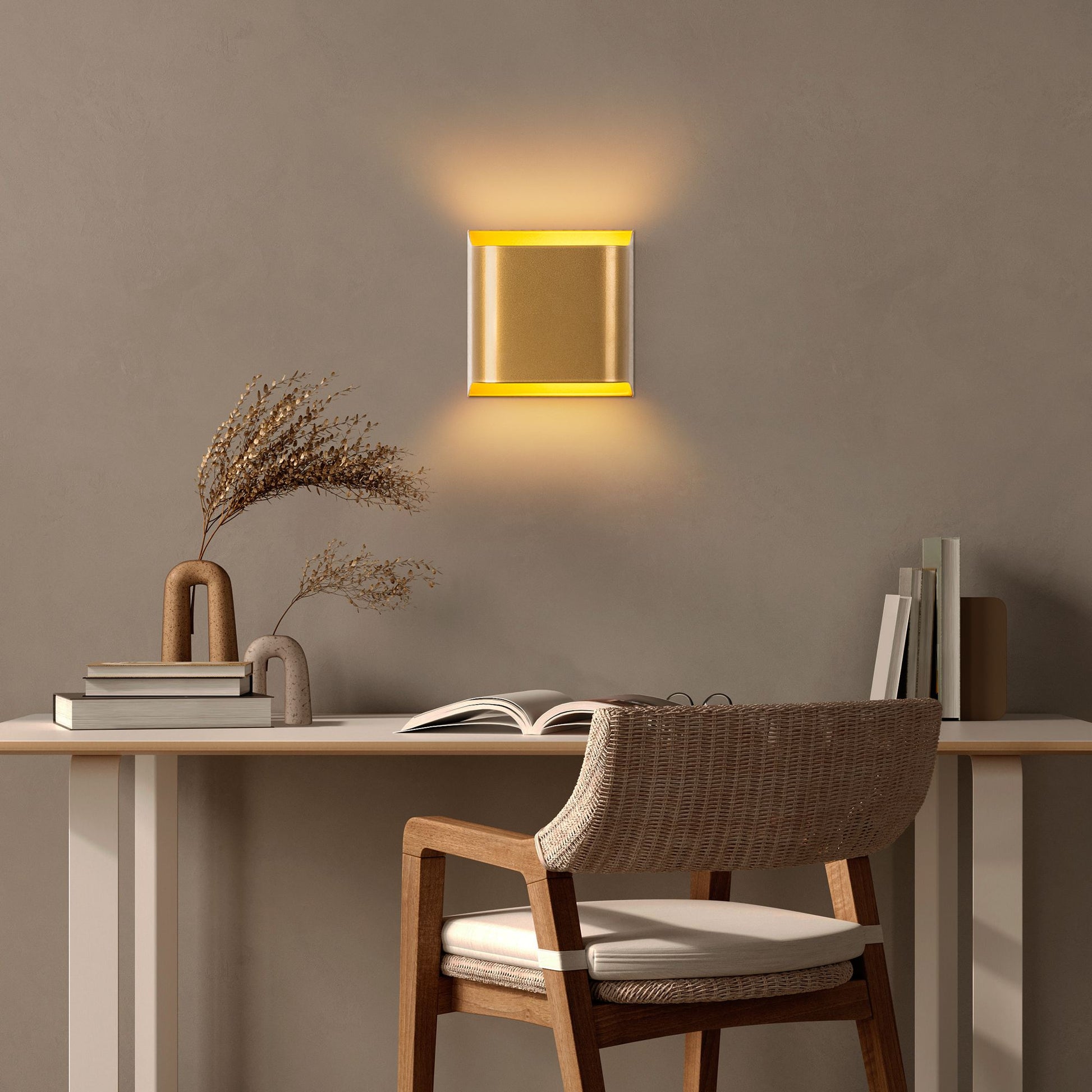 Bera vägglampa 15 x 15 x 11 cm