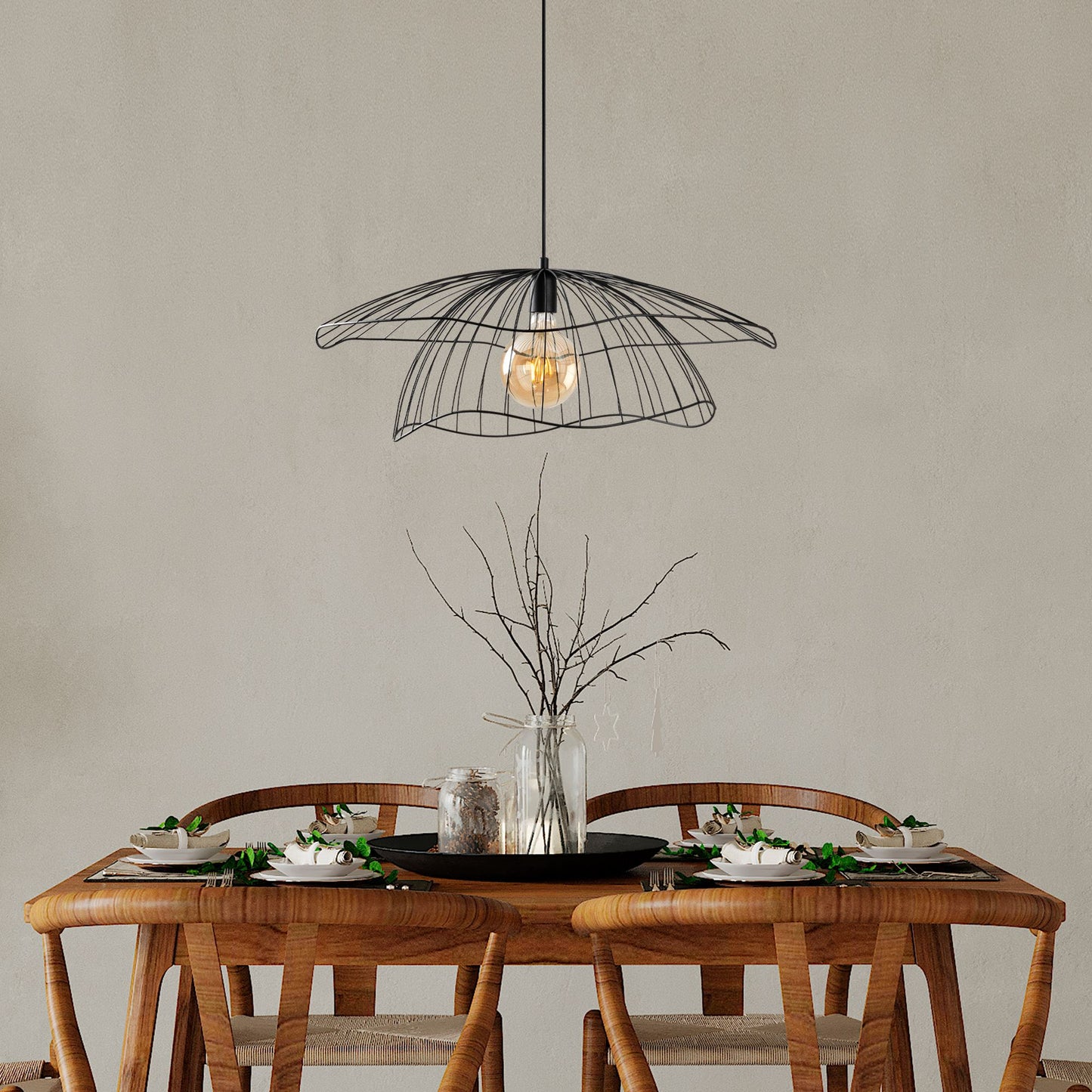 Mantar taklampa 70 x 70 x 124 cm 1 x E 27 40 W