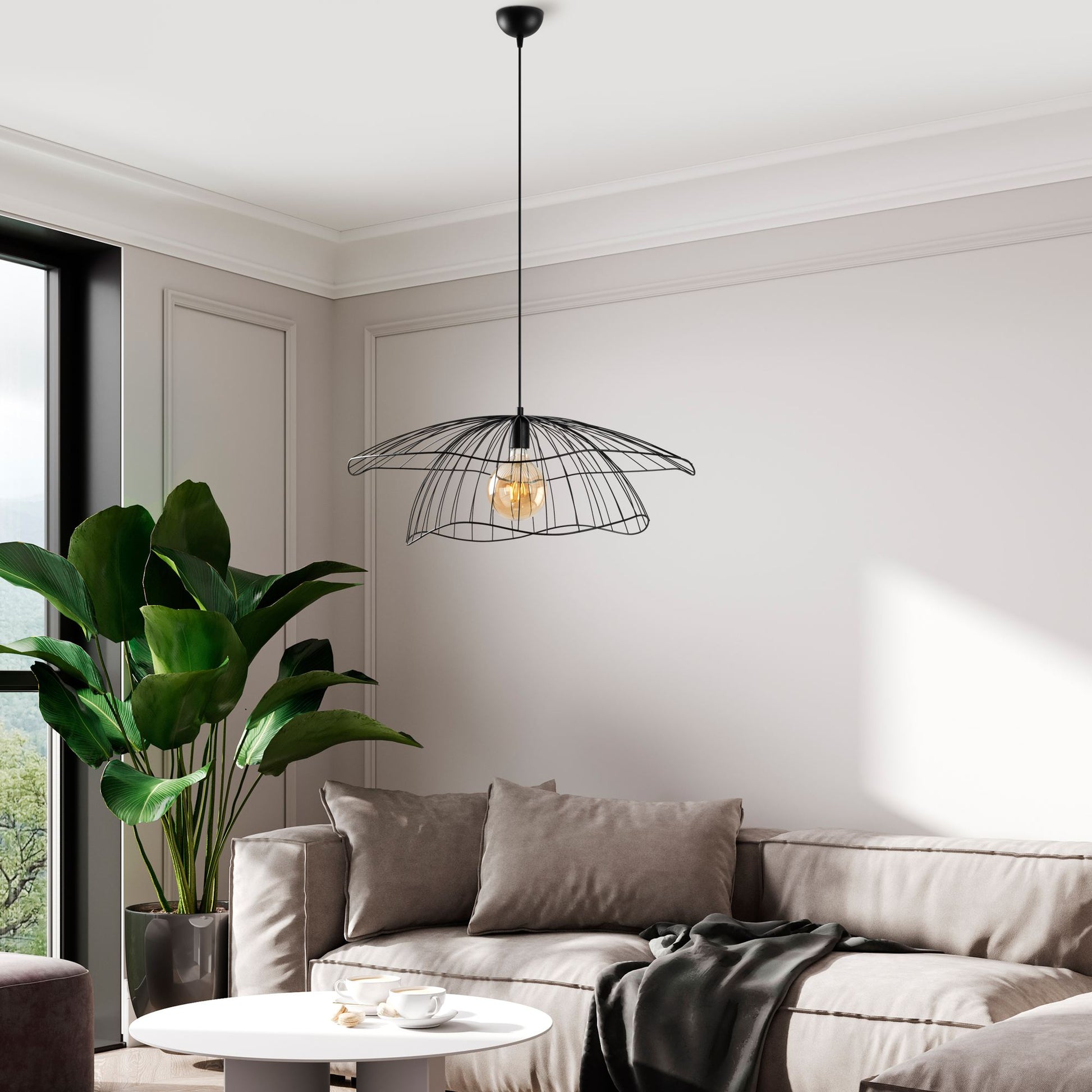 Mantar taklampa 70 x 70 x 124 cm 1 x E 27 40 W