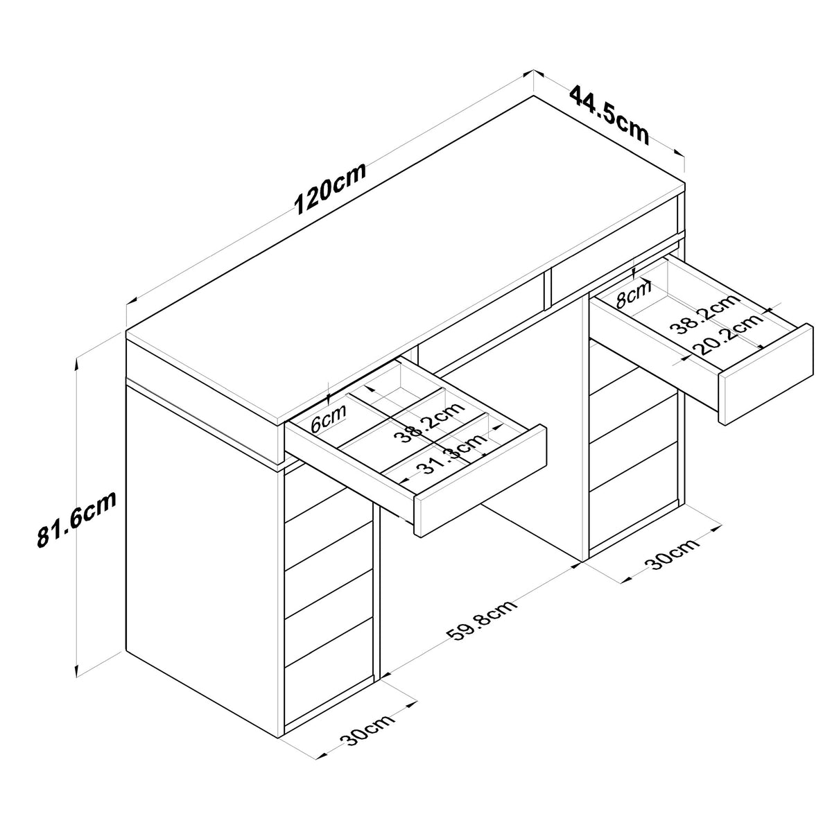 BJ106 Sminkbord