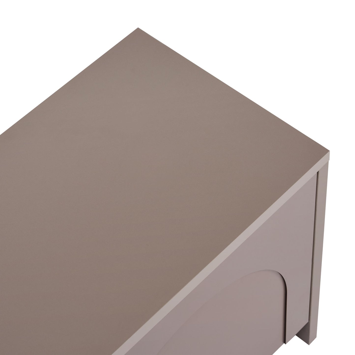 Aurelia - Atlas, Krämfärgad, Vit Tv-Bänk