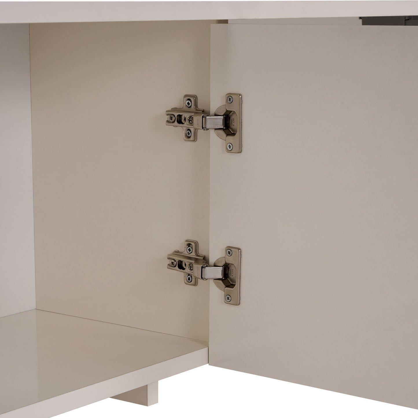 Aurelia - Atlas, Krämfärgad, Vit Tv-Bänk