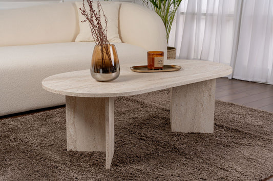 Sable Soffbord 119x60 cm - Travertine