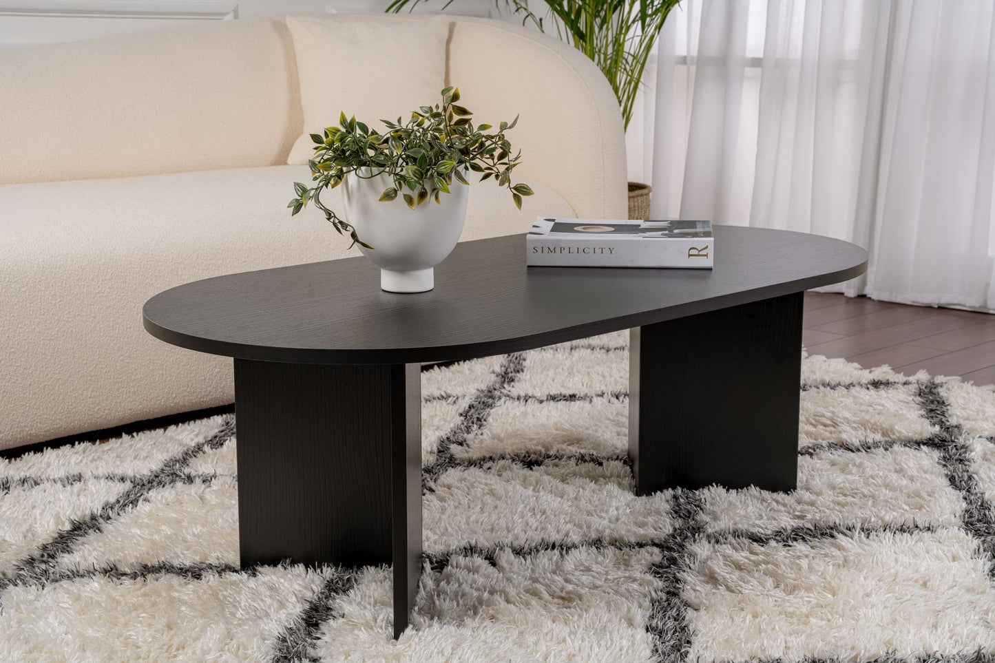 Sable Soffbord 119x60 cm - Wood Black