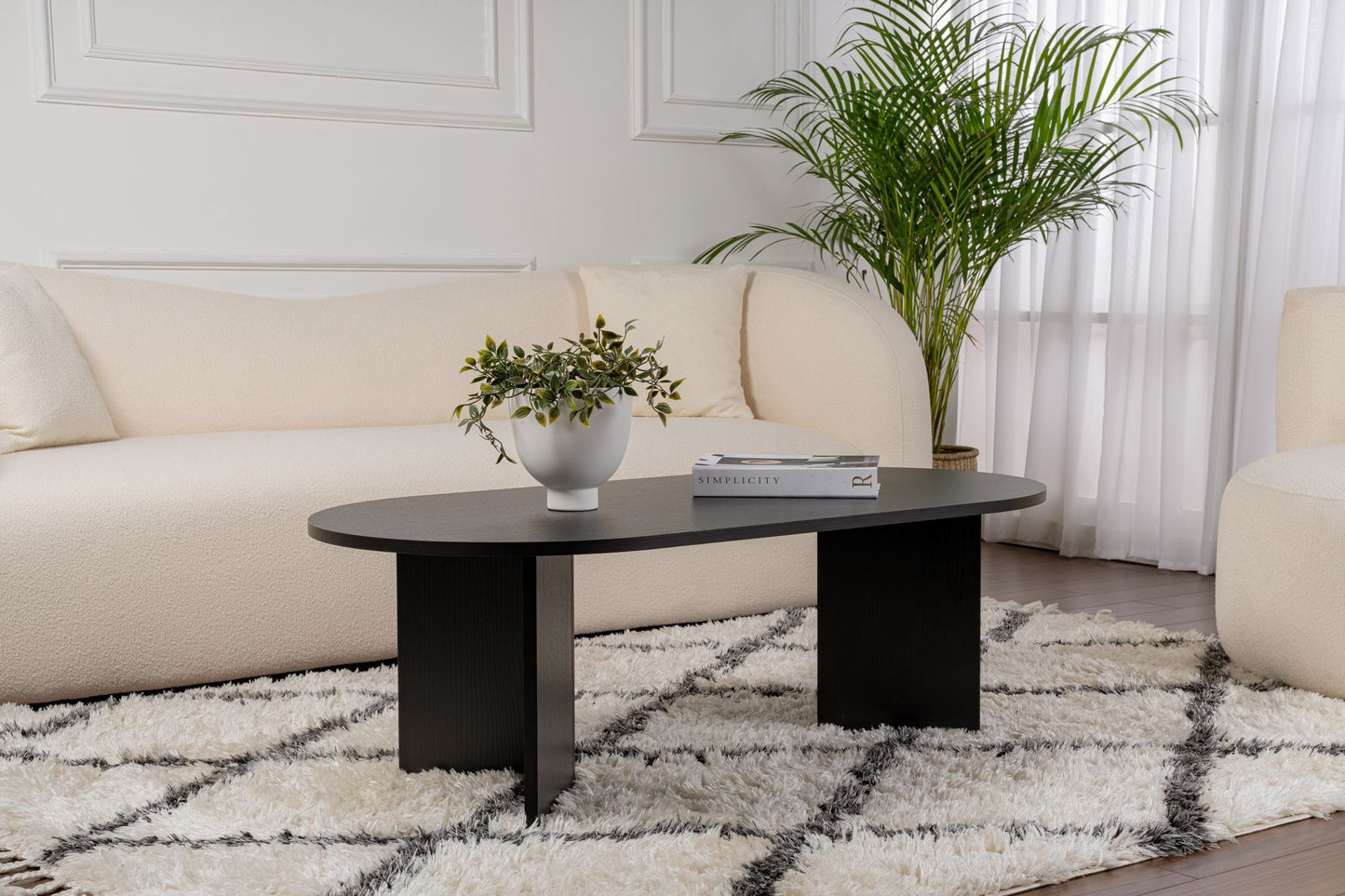 Sable Soffbord 119x60 cm - Wood Black