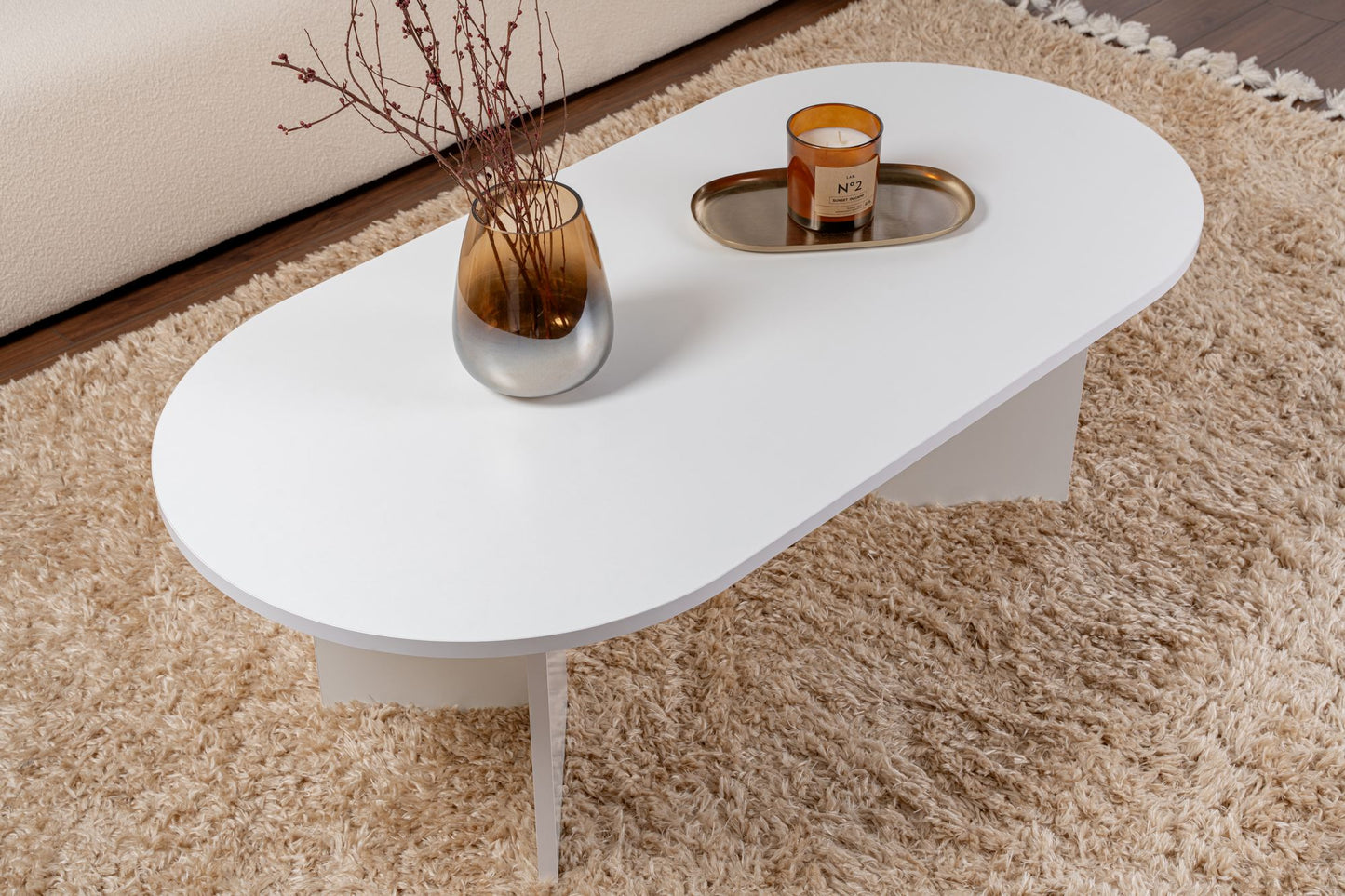 Sable Soffbord 119x60 cm - White