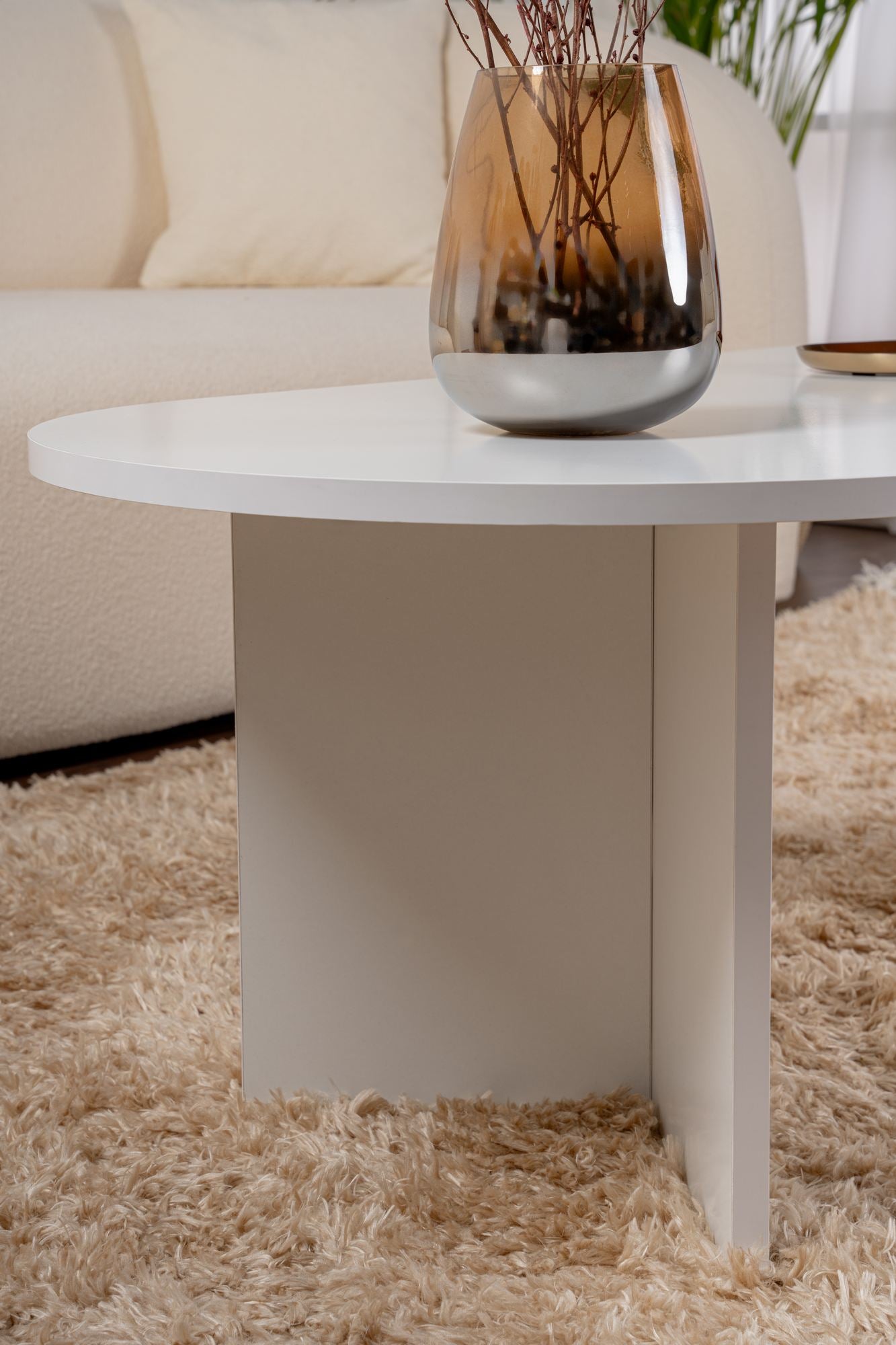 Sable Soffbord 119x60 cm - White
