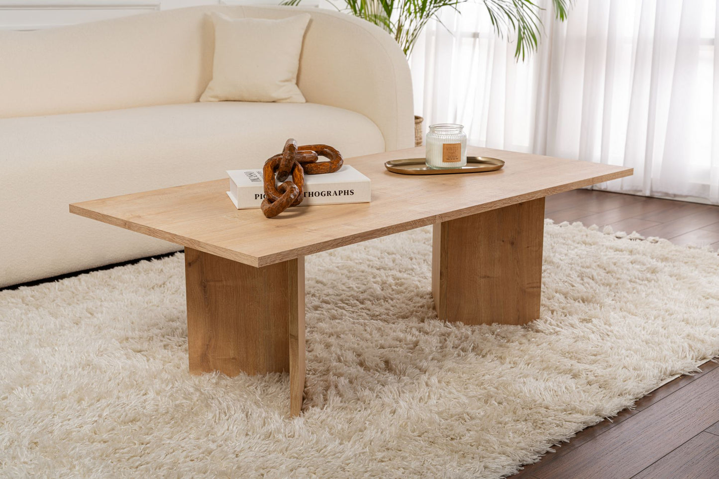Sabin Soffbord 119x60 cm - Sapphire Oak