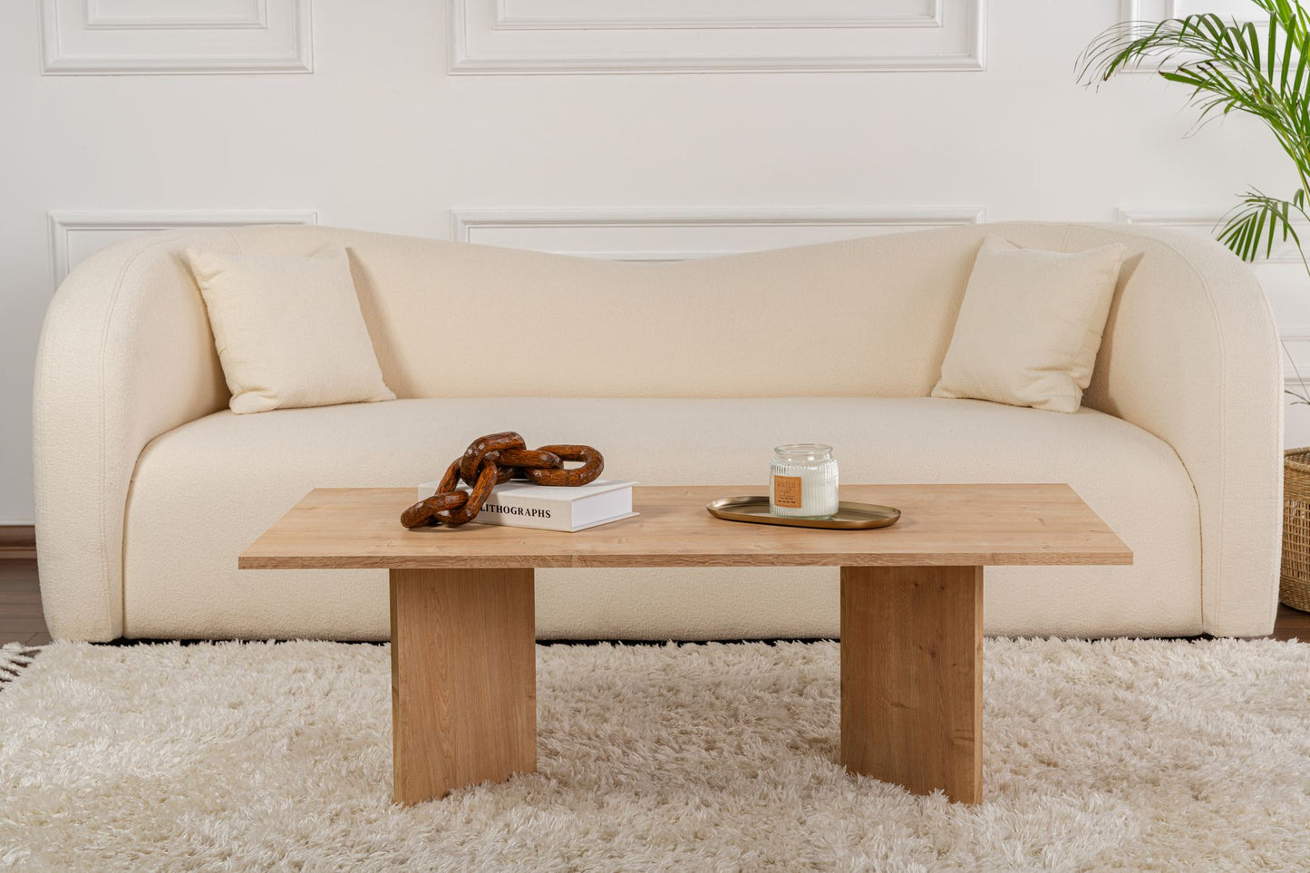 Sabin Soffbord 119x60 cm - Sapphire Oak
