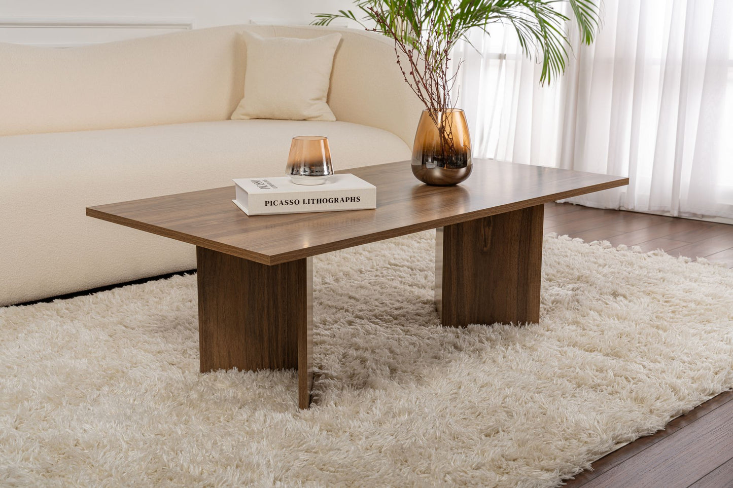 Sabin Soffbord 119x60 cm - Venezia Walnut