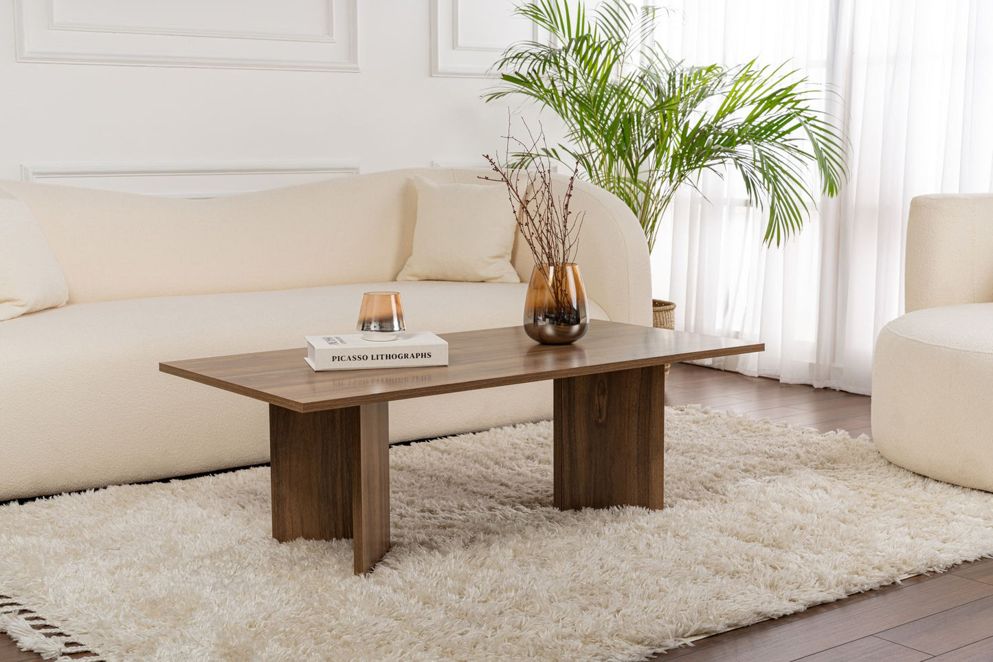 Sabin Soffbord 119x60 cm - Venezia Walnut