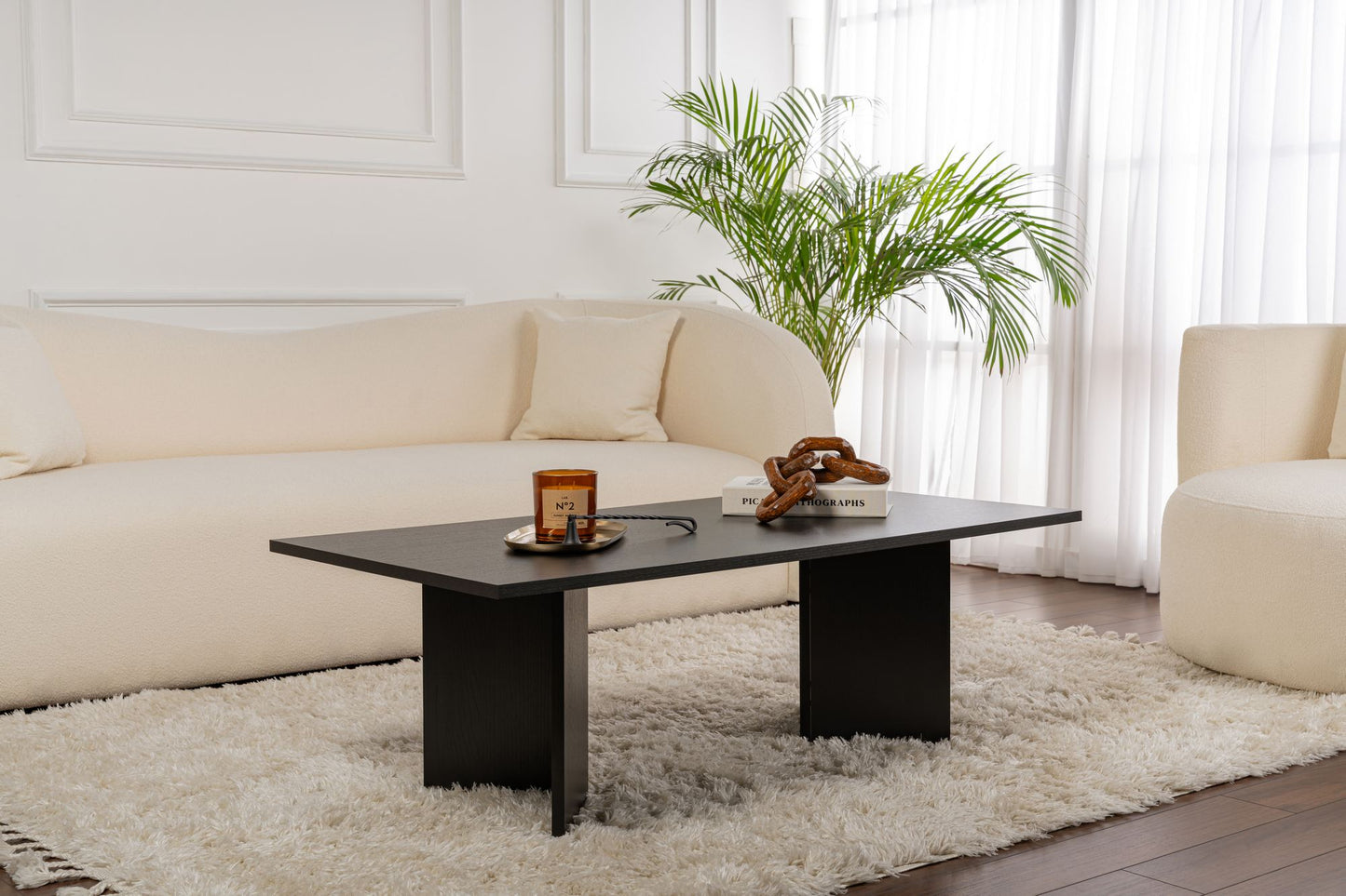 Sabin Soffbord 119x60 cm - Wood Black