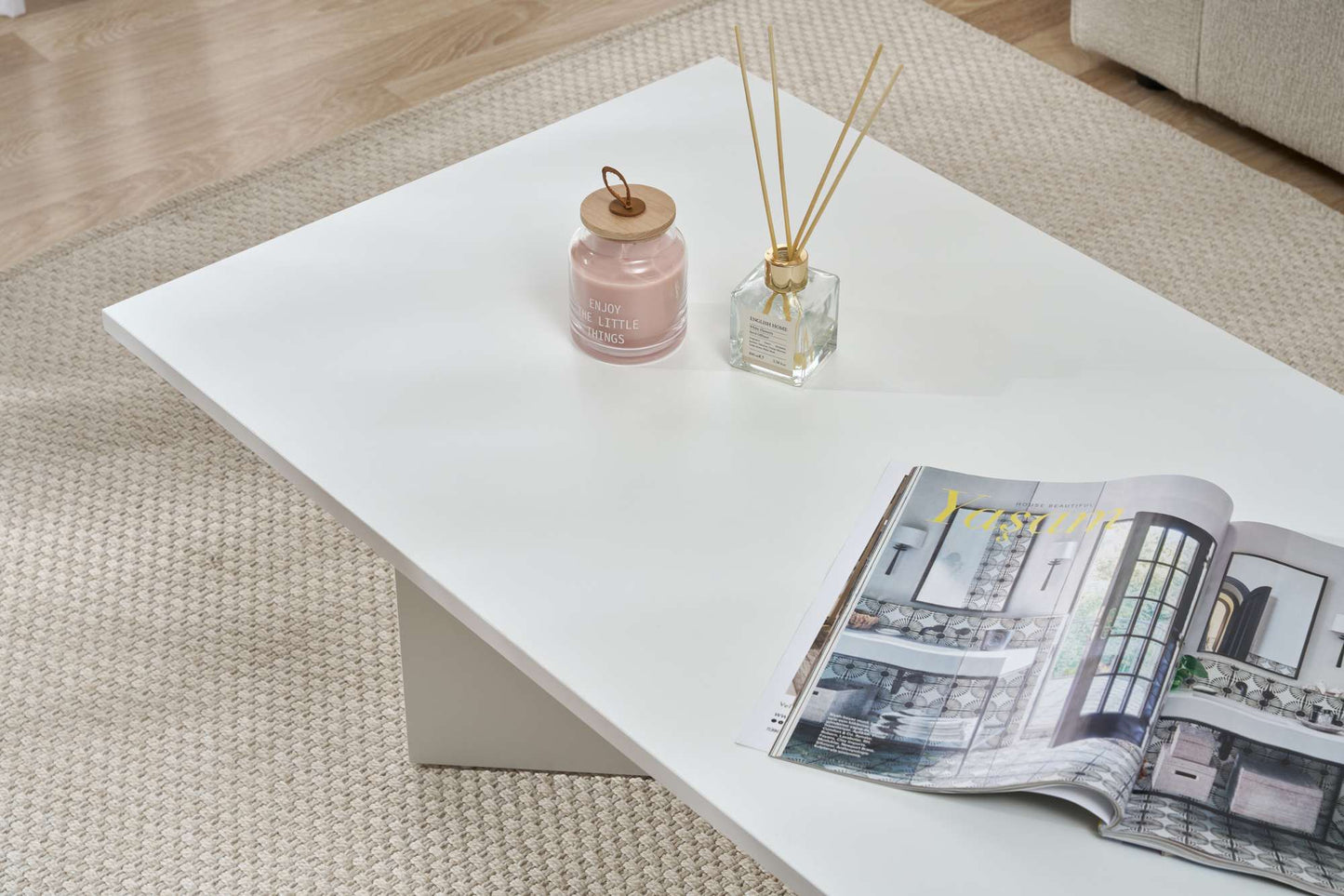 Sabin Soffbord 119x60 cm - White