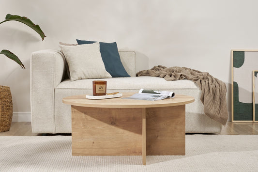 Soleil Soffbord 90 cm - Sapphire Oak