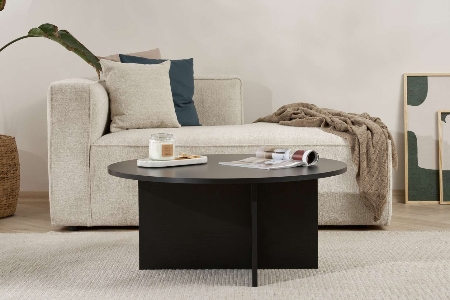 Soleil Soffbord 90 cm - Wood Black
