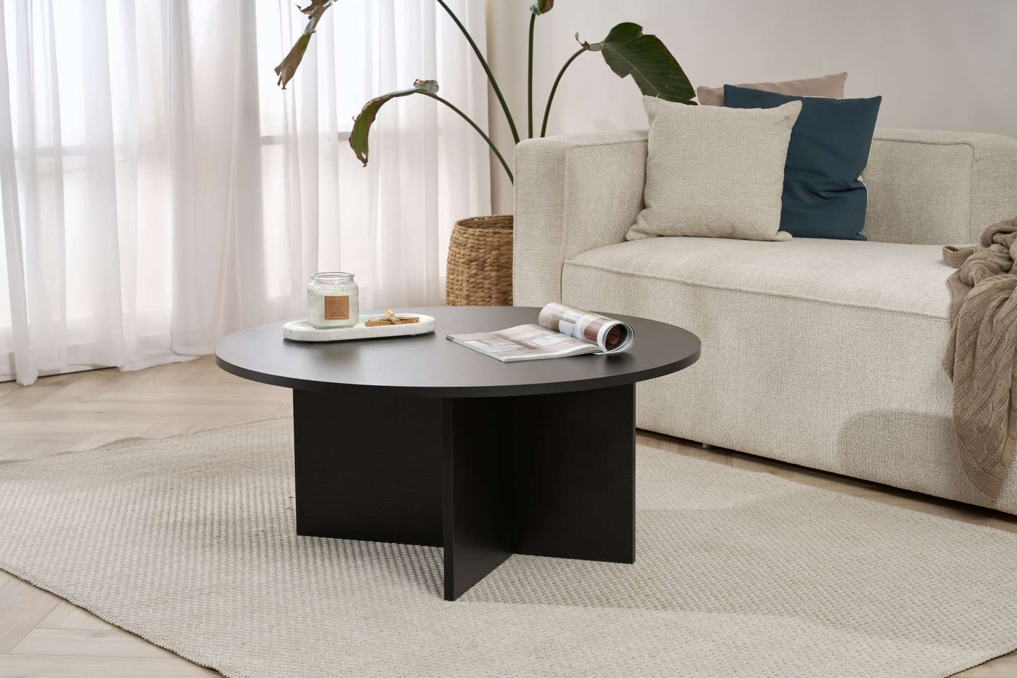 Soleil Soffbord 90 cm - Wood Black