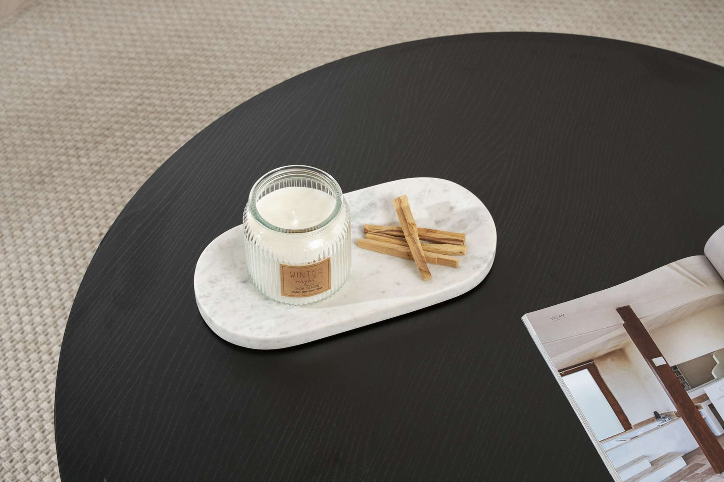 Soleil Soffbord 90 cm - Wood Black