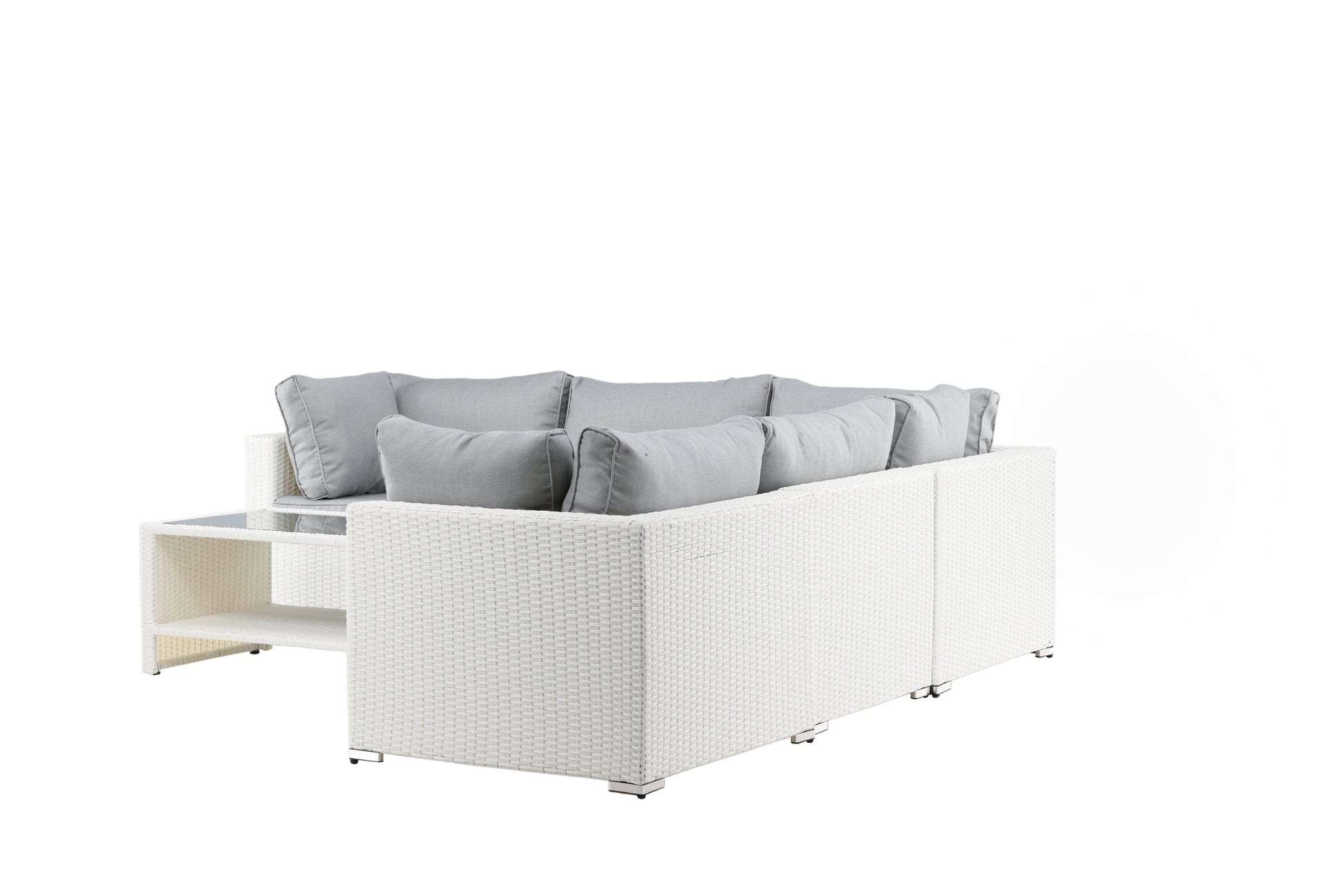 Amazon Hörnsoffgrupp – Bord: H:46 L:110 W:60 Soffa: D:87 H:65 W:249x249