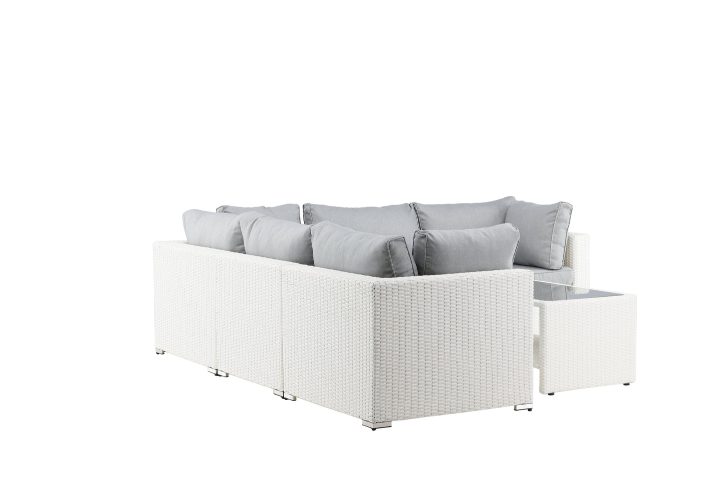 Amazon Hörnsoffgrupp – Bord: H:46 L:110 W:60 Soffa: D:87 H:65 W:249x249