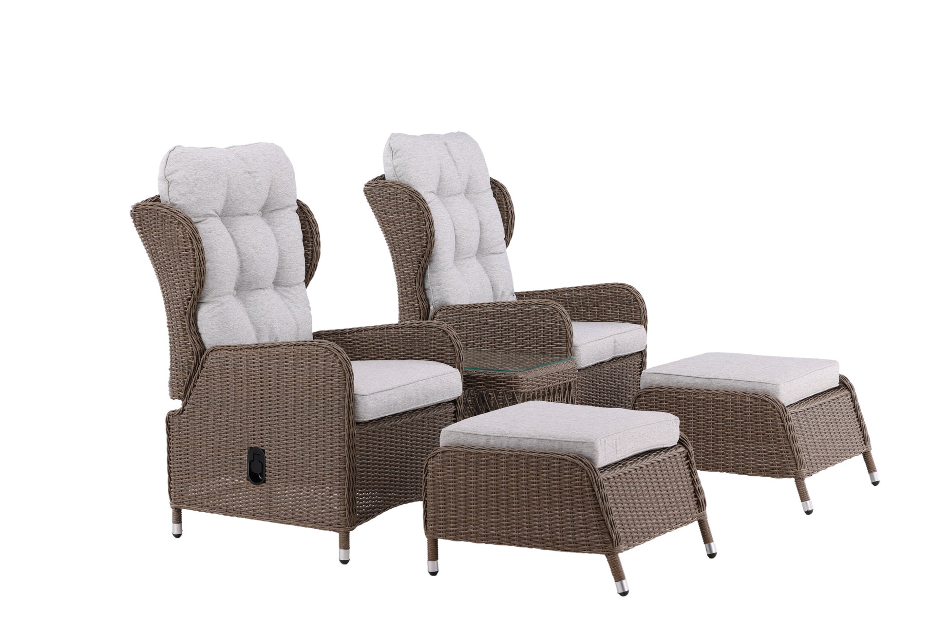 Washington Loungegrupp – Bord:H:46L:52W:41Stol:D:88H:103W:69Fotpuﬀ:D:67H:38W:67