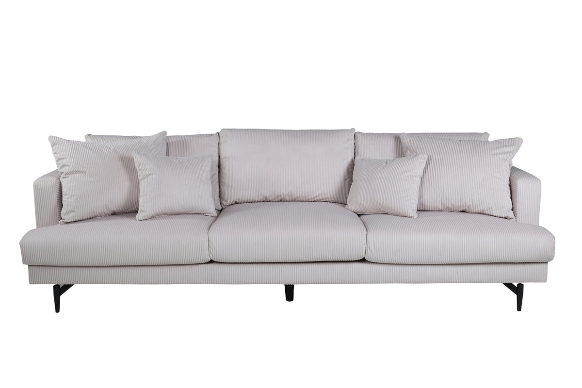 Sofia 3-sits soffan Beige/black