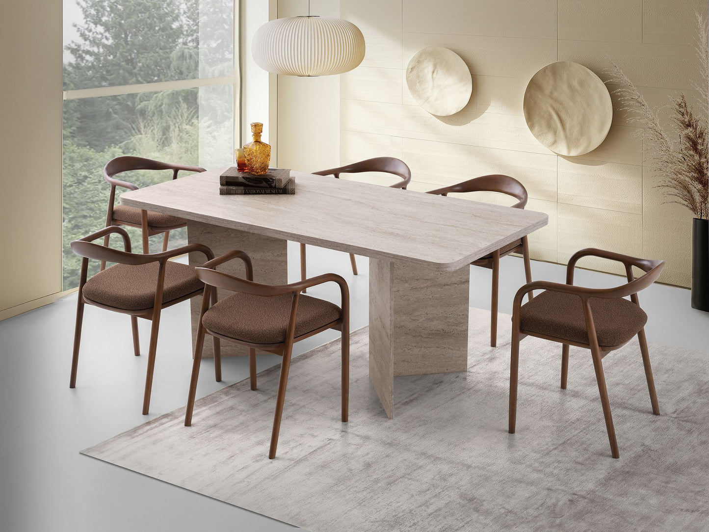 Loft - Travertin Matbord Matbord