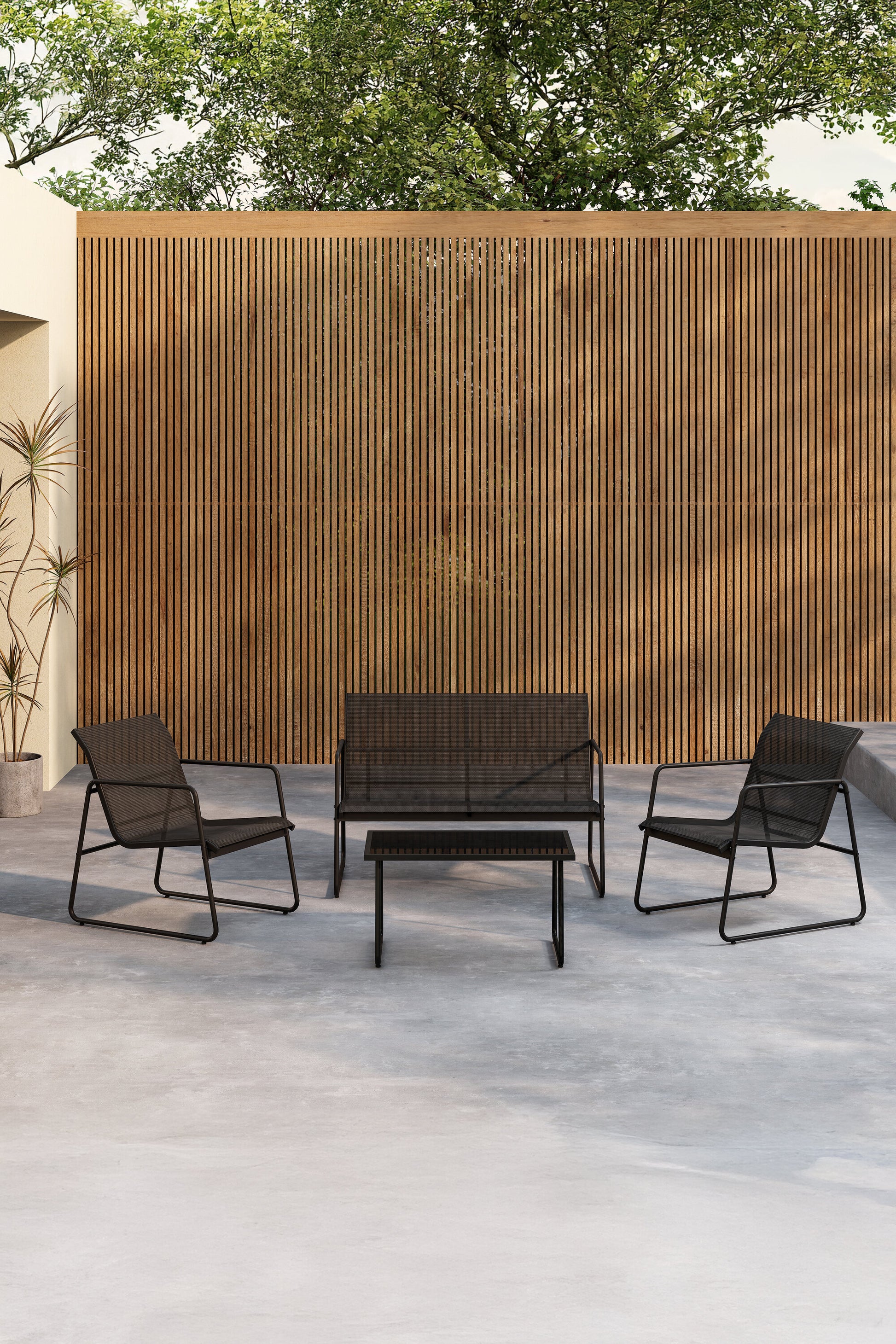 Scopello Soffgrupp – Bord:75x44,5x41Stol:71x56x75Soffa:71x110x75