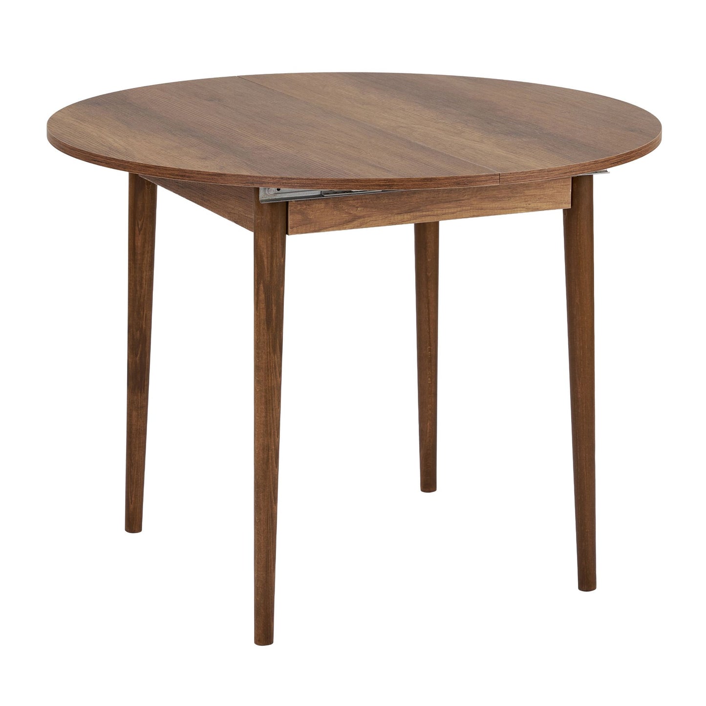 Viona Runt matbord 131x100x75 cm - Förlängningsbar - Barok Walnut