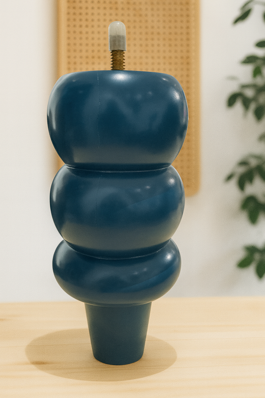 Ben för soffor och säng i blå