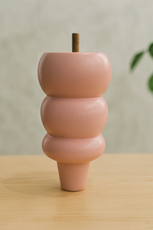 Ben för sängar och soffor i grön