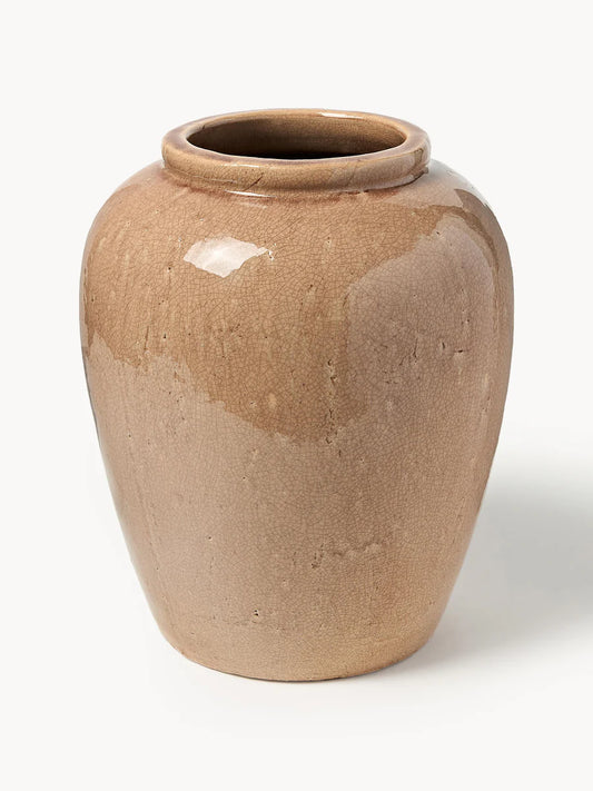 Terrakotta golvvas Veda, H 39 cm