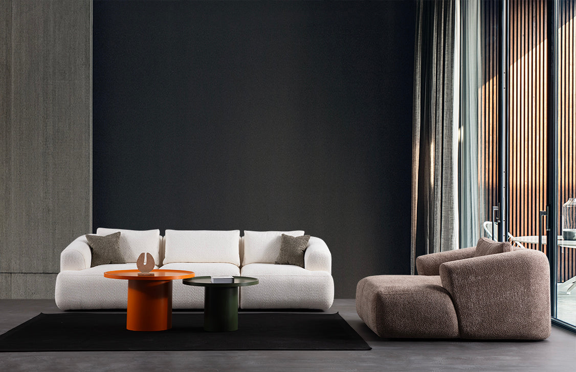 Soffserie Sofia – välj mellan 3-sits, hörnsoffa, modulsoffa och schäslongfåtölj