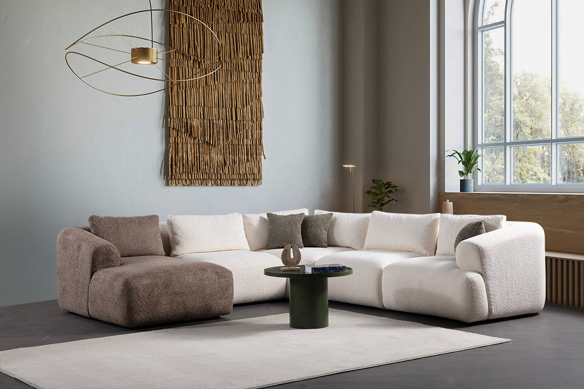 Soffserie Sofia – välj mellan 3-sits, hörnsoffa, modulsoffa och schäslongfåtölj