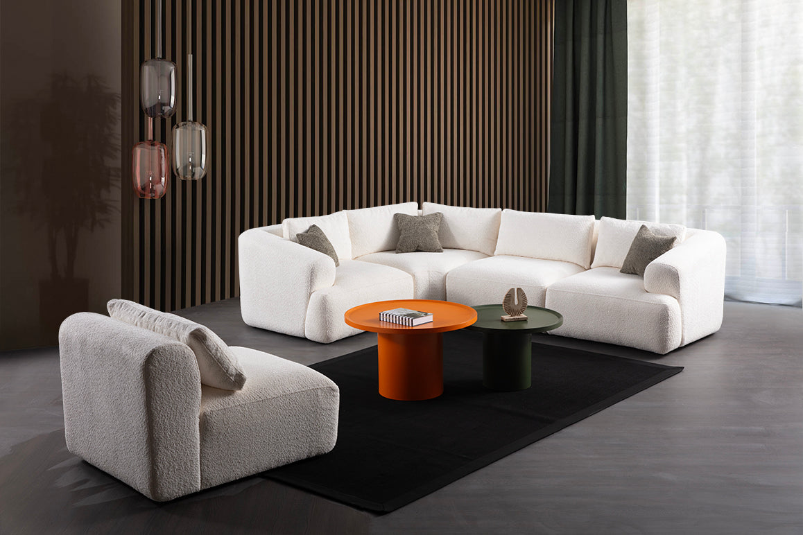 Soffserie Sofia – välj mellan 3-sits, hörnsoffa, modulsoffa och schäslongfåtölj