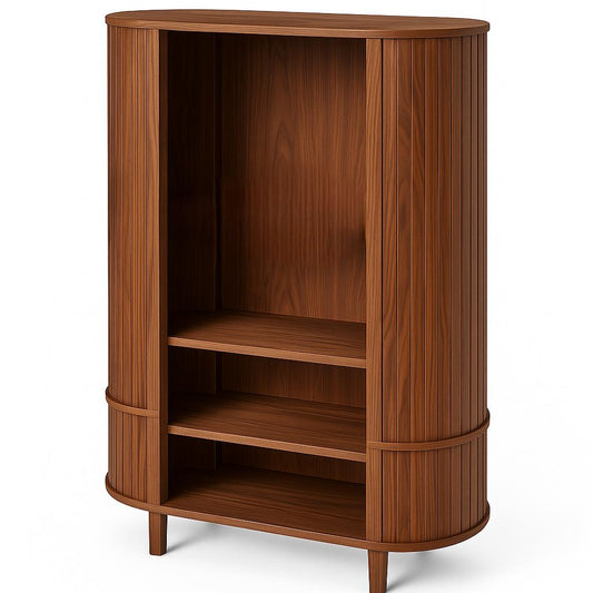 Förvaringsskåp i mörkt trä