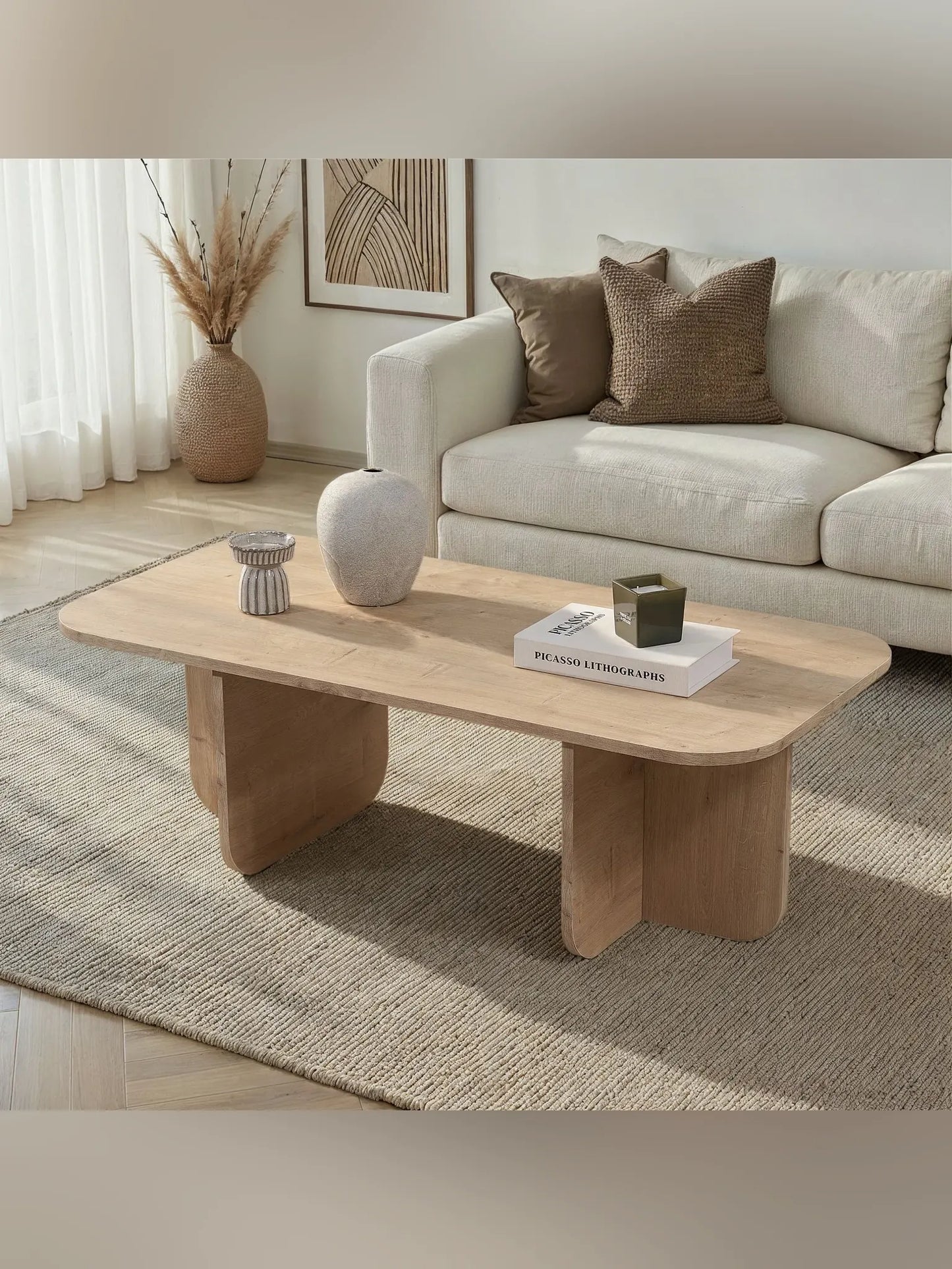 Akira Soffbord 120x60 cm - Sapphire Oak
