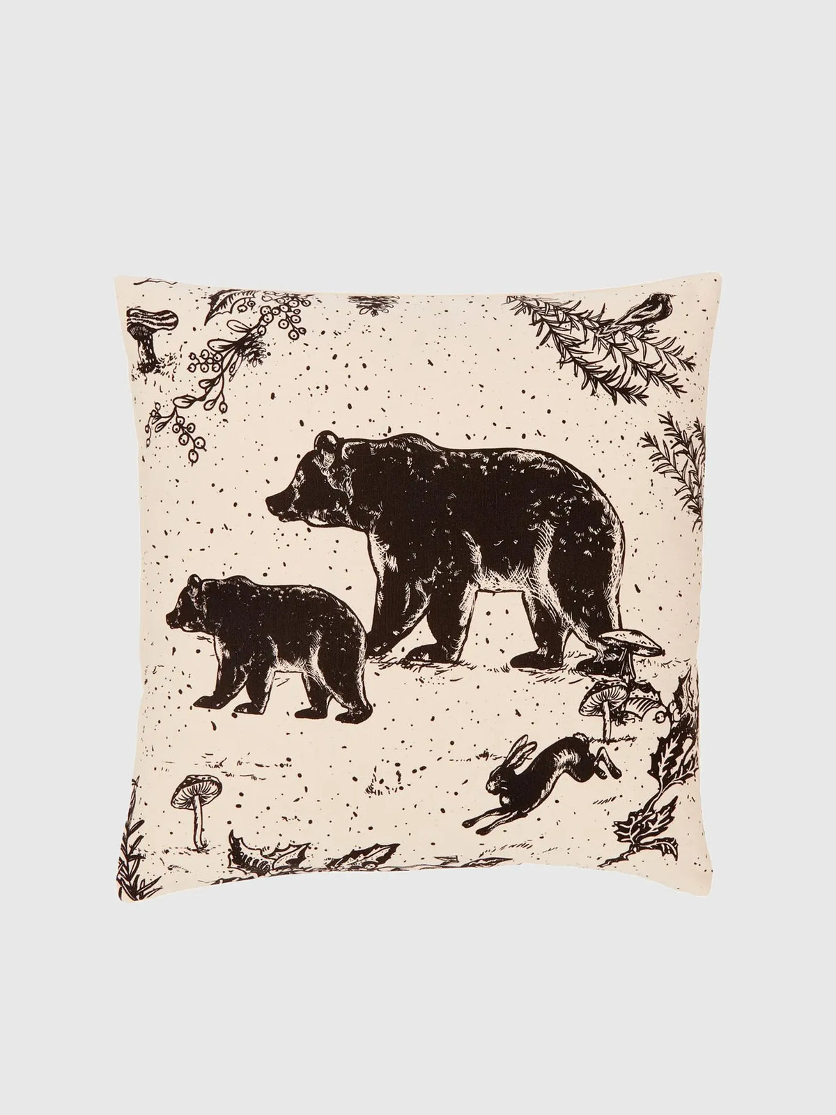 Animal Toile kuddfodral av ekologisk bomull